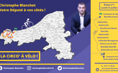 Venez rencontrer votre député le 31/07/2023 à 8h15 devant la mairie de Sallenelles